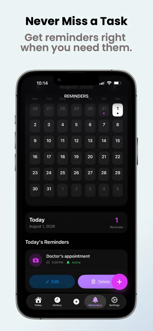Screenshot #3 pour DoneSnap: Task Reminder