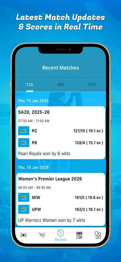 Live Cricket TV Scores screenshot 2