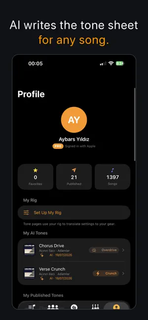 ToneAmp: Guitar Tone Finder screenshot 1