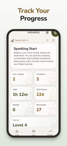 Learn Italian Fast: SpeakTwice iPhone screenshot