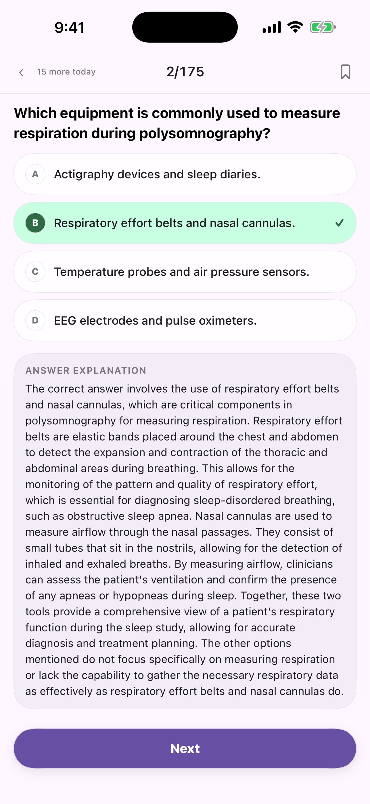 Screenshot 3 of RPSGT Prep