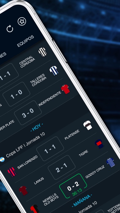 Fútbol Argentino - Resultados iPhone screenshot 2
