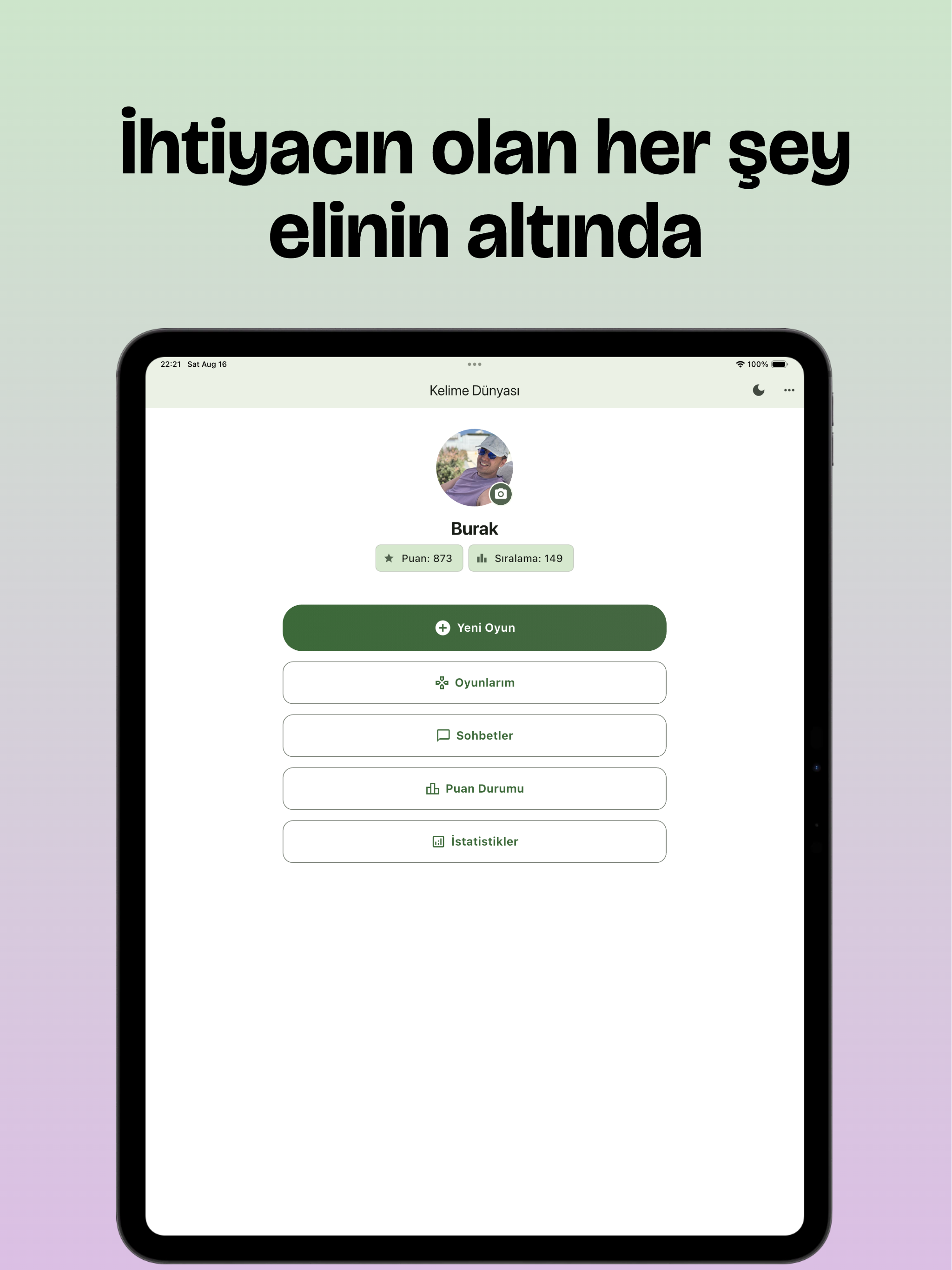 Kelime Dünyası Sosyal Oyun
