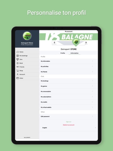 Balagne Sport & Loisir iPad screenshot