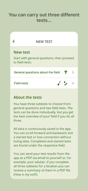How healthy is my soil? screenshot 2