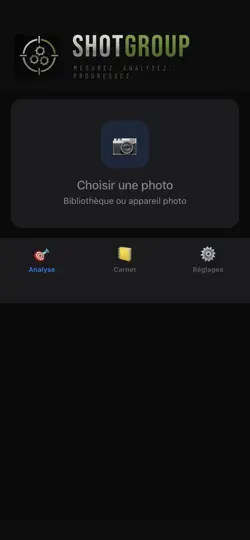 Capture d'écran de Shot Group sur iPhone 1