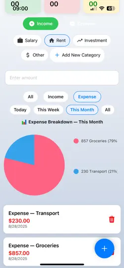 SmartBudget Pro iPhone Ekran Görüntüsü 6