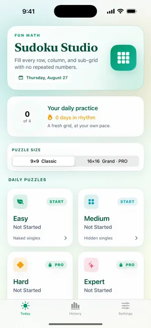 Grand Sudoku Daily screenshot 1