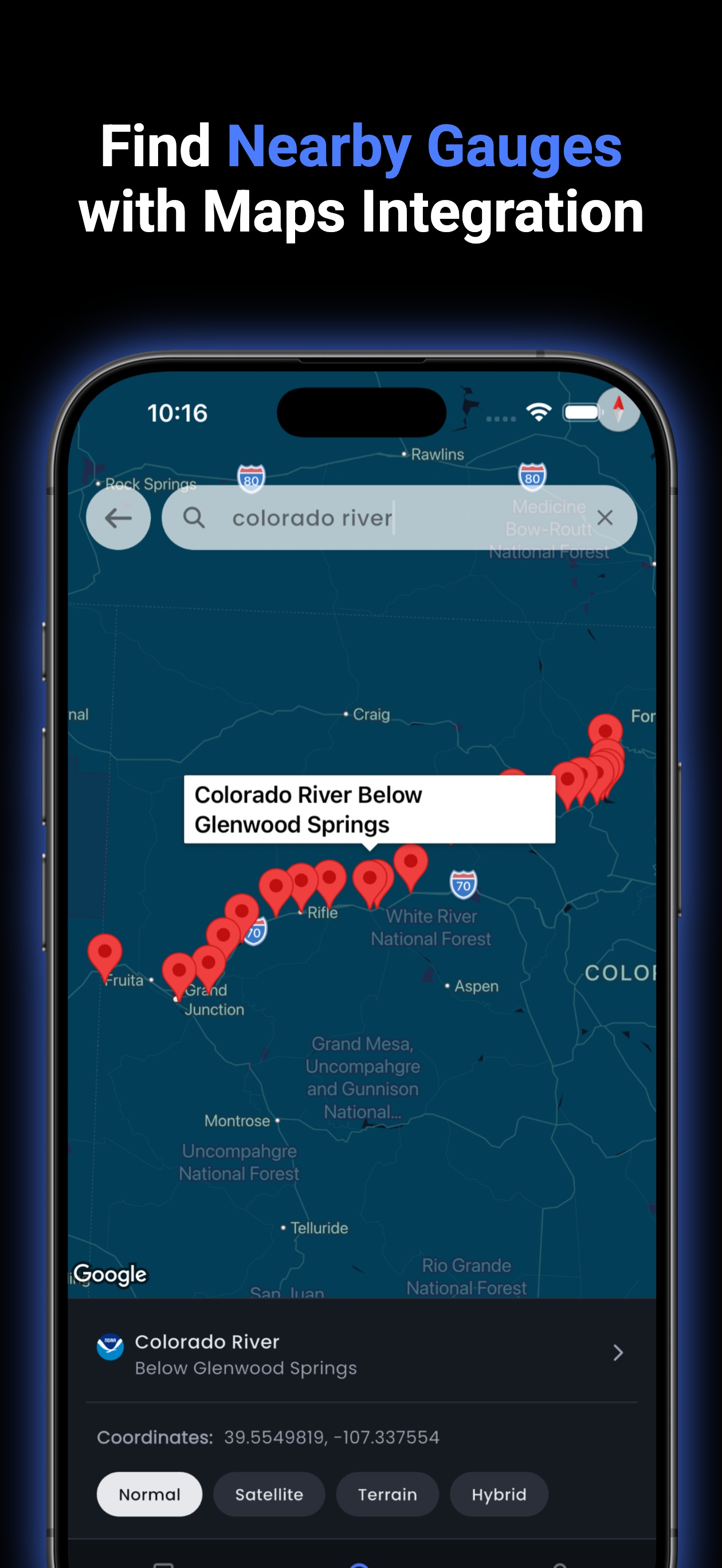 Riffle: River Levels & Weather