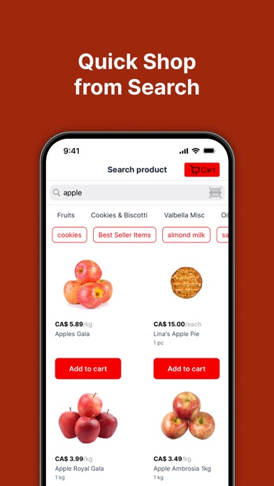 Lina's Market Screenshot