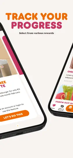 Capture d'écran de Dunkin' France sur iPhone 4