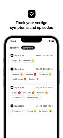 Steady Path: Vertigo tracker screenshot
