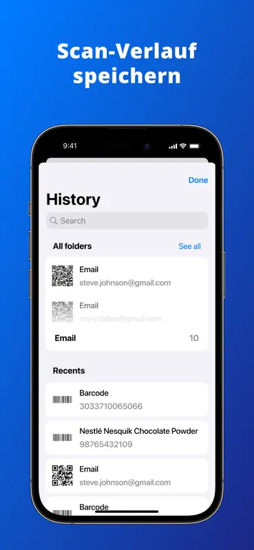 QR Code Reader，Barcode Scanner screenshot 7 of 9
