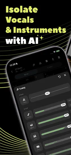Capture d'écran de Audio Jam - AI For Musicians sur iPhone 1