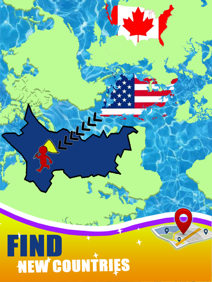 Flag Painting World Drops Fit