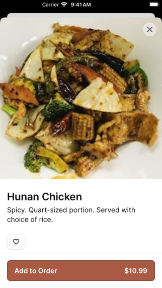 Rice Bowl Cafe iPhone screenshot 4 - Food & Drink app