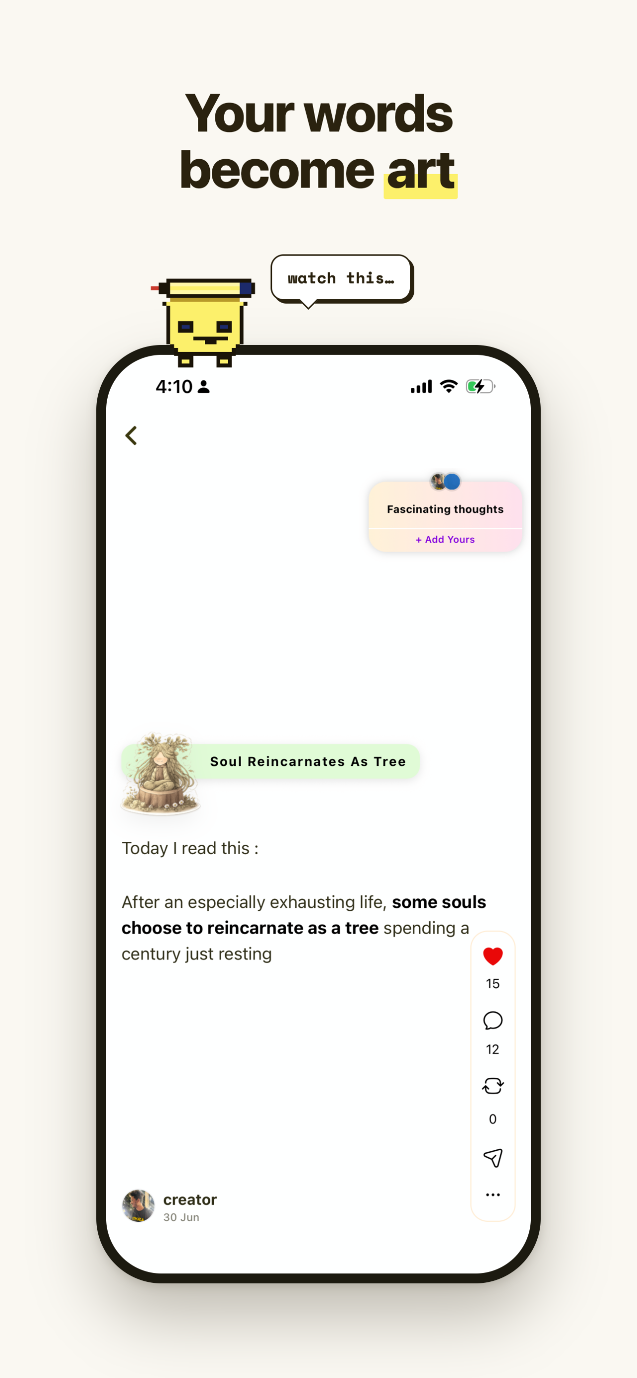 Ithaka: Writing & Reading App screenshot 4