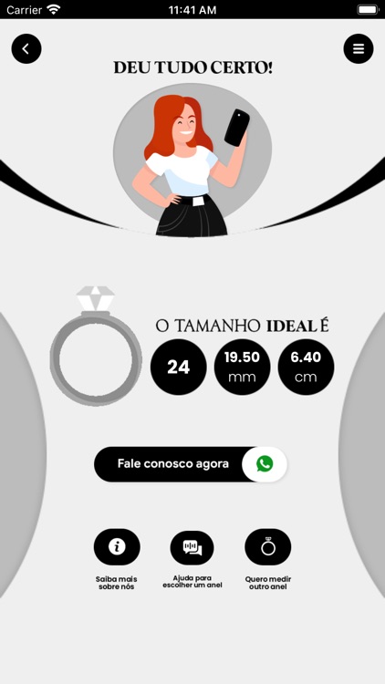 Medidor de anel e aliança screenshot-3