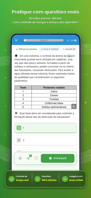Enem 2026 Simulados com IA screenshot 3
