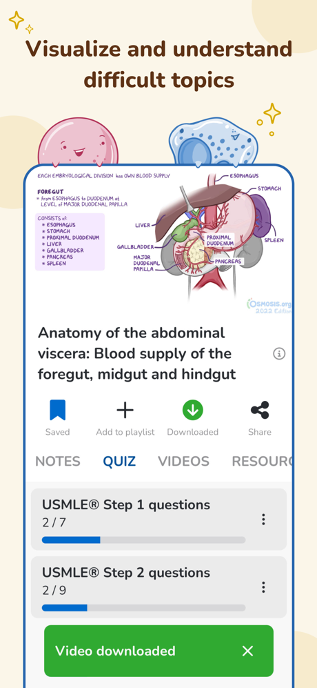 Osmosis: Med School Study App screenshot 2