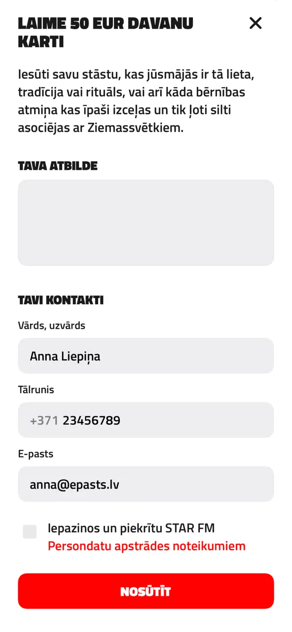 Screenshot #3 pour Star FM Latvija