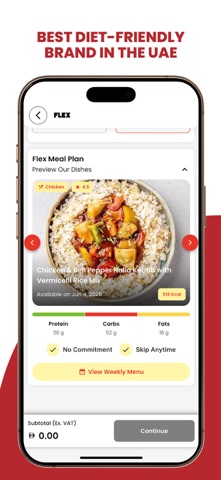 Meals on Me: Healthy Meal Plan iPhone screenshot