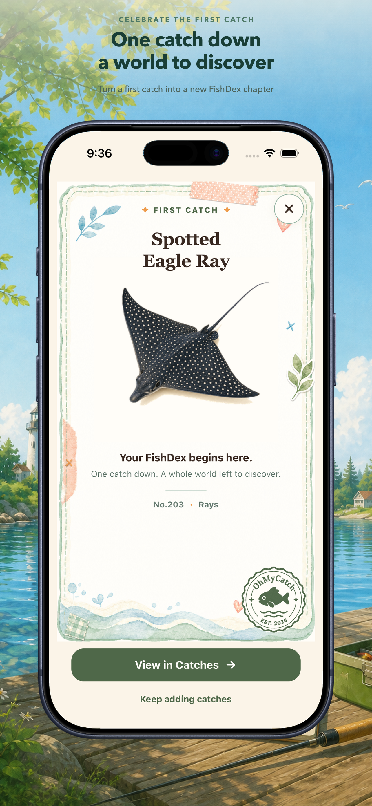 OhMyCatch: Cozy Fishing Log screenshot 2