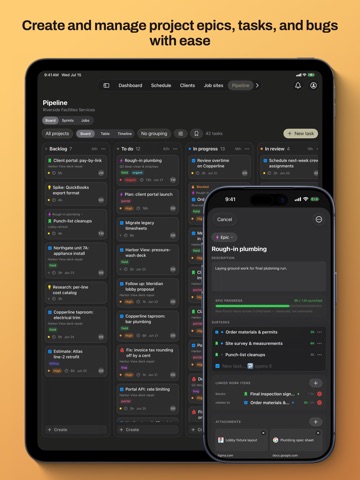 CRMb: CRM & Project Scheduler iPad screenshot