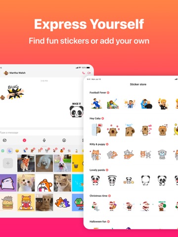 JusTalk - Video Chat & Calls iPad screenshot