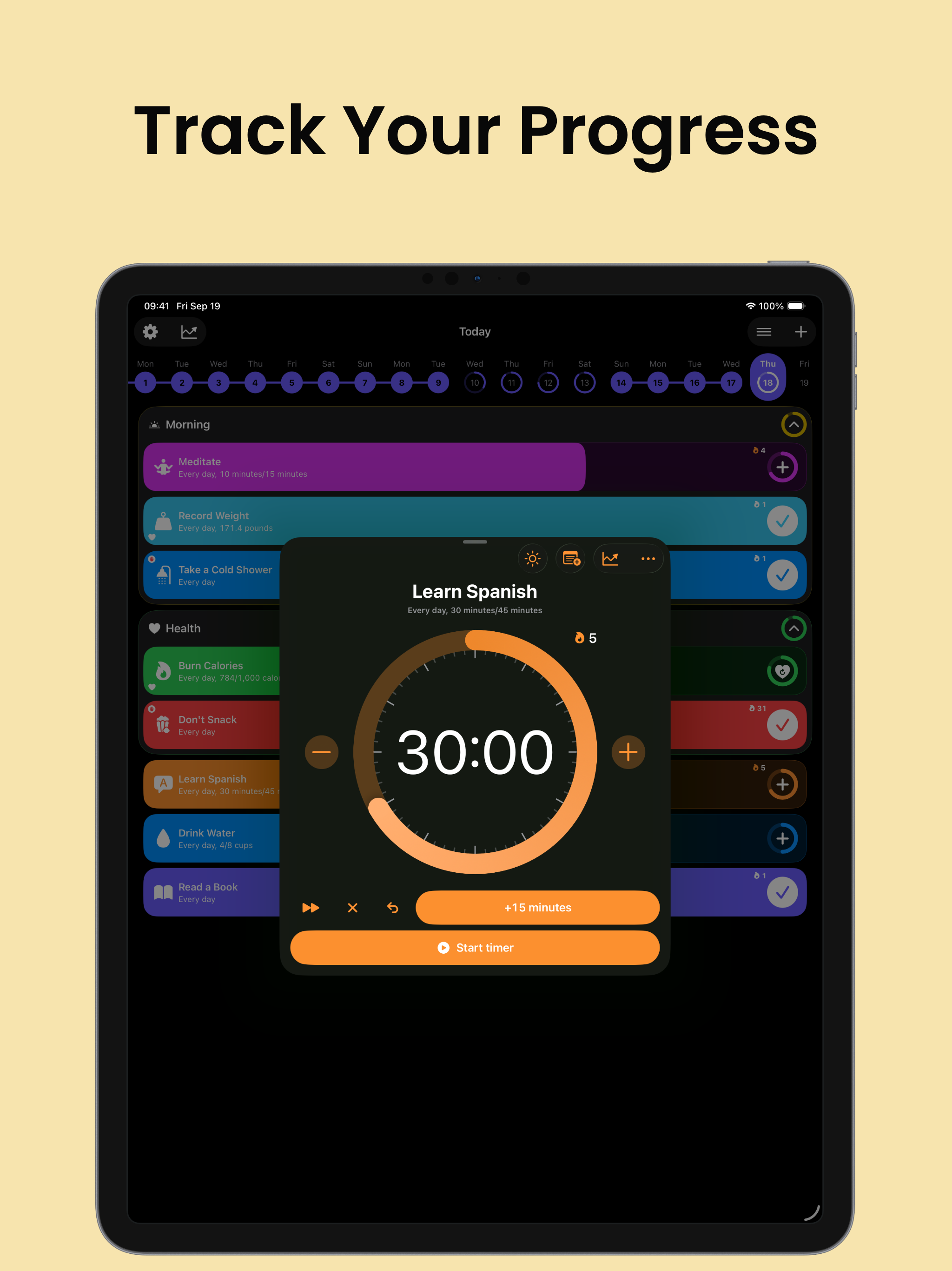 Grit: Daily Habit Tracker
