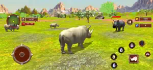 Virtual Wild Rhino Family Sim screenshot 1