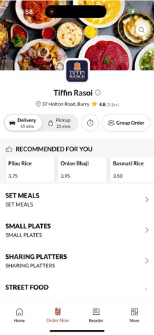 Tiffin Rasoi Barry, Screenshot 2 of 4