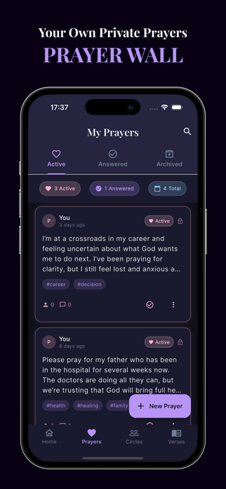 PRAYR – Pray with purpose Screenshot 2 of 6
