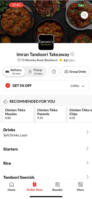 Imran Tandoori Takeaway screenshot 2