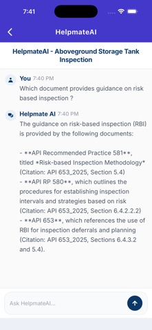 API 653 helpmate Screenshot 5 of 8