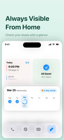 Pill Daily: Medication Tracker iPhone screenshot