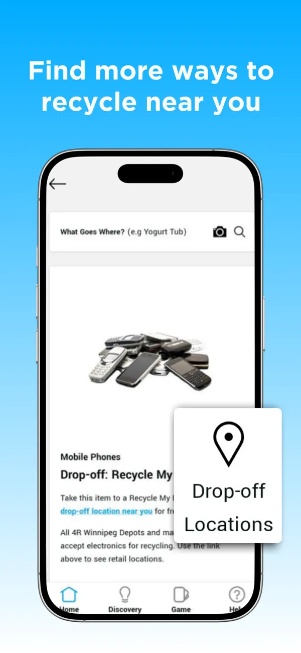 Screenshot #2 pour Manitoba Recyclepedia