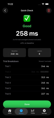 CogniTrack: Reaction Time Test Screenshot 3 of 5