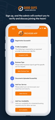Good Guys Home Services Pro app screenshot