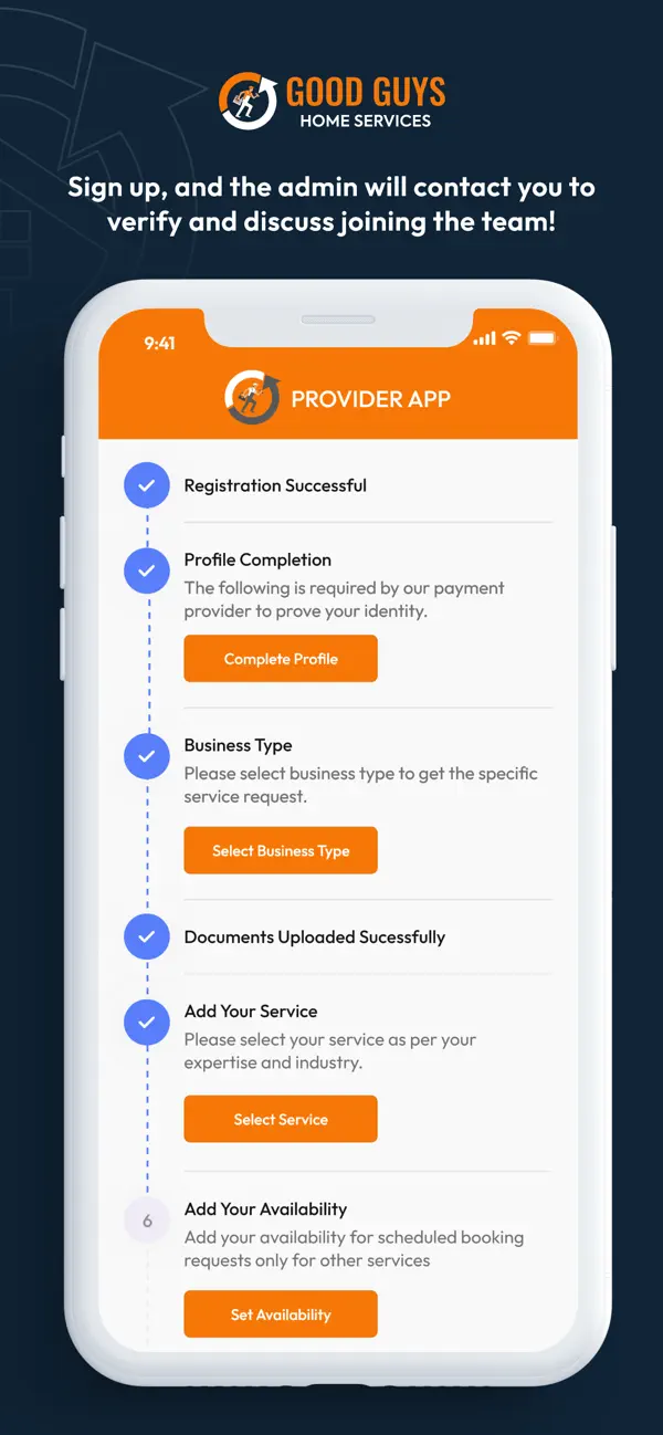 Screenshot #1 pour Good Guys Home Services Pro