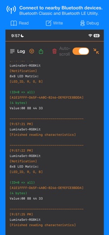 LuminaSet Bluetooth Utility App Store screenshot 4