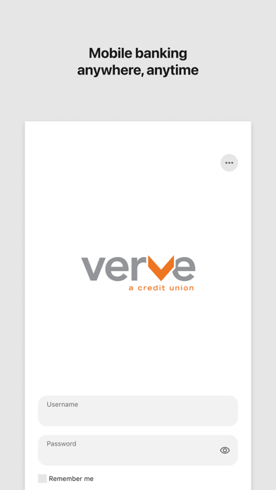 Verve Mobile Screenshot