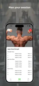 Gym Planner & Meal Tracker screenshot #2 for iPhone