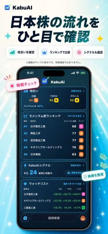 KabuAI - 適時開示・PTSシグナル screenshot 3 of 7