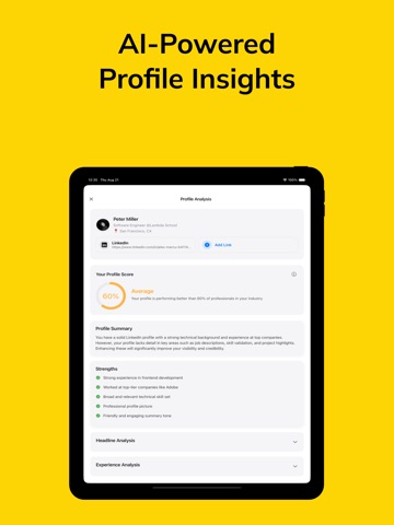 Resume Builder - ApplyKit CV iPad screenshot