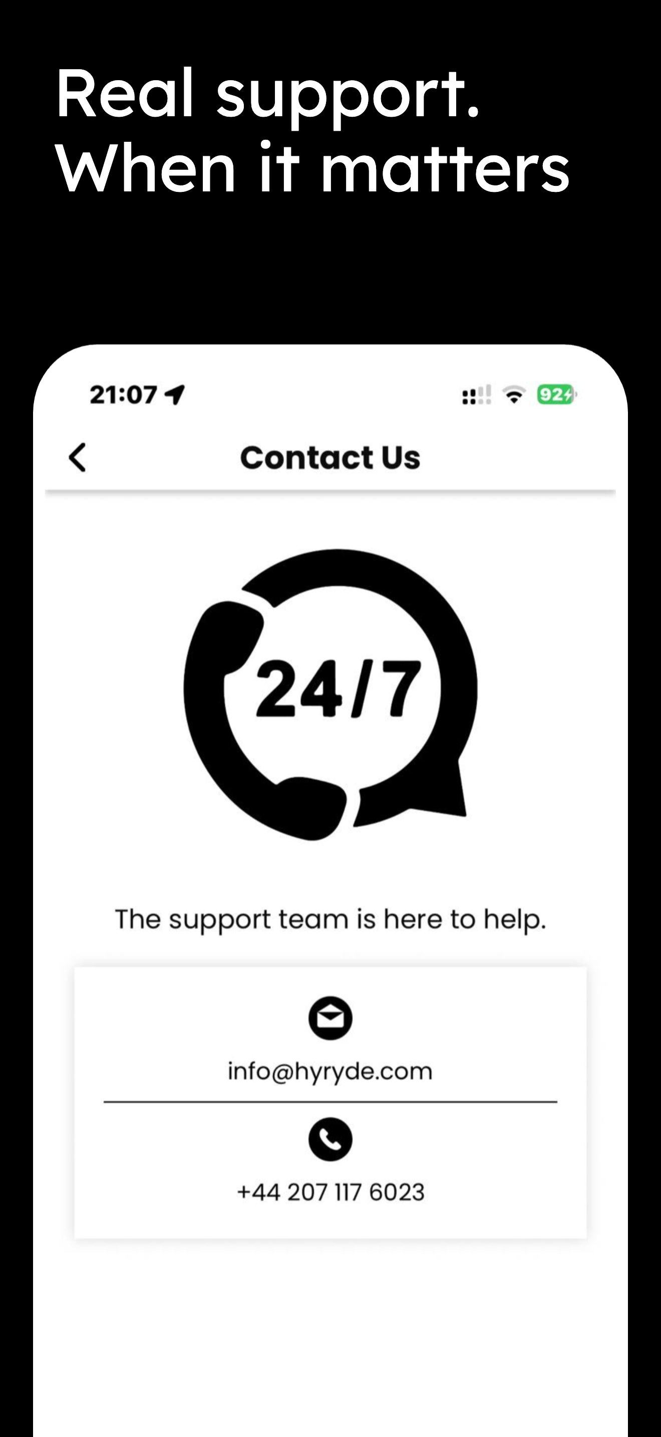 HYRYDE Chauffeur App screenshot 6