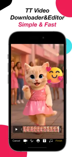 Скриншот TokCatch: Save&Edit TT Video на iPhone 2