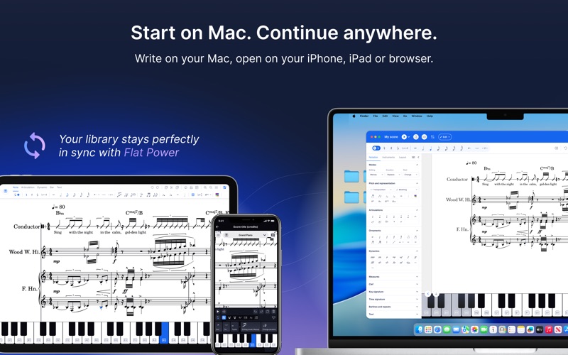 Flat: Sheet Music Editor screenshot