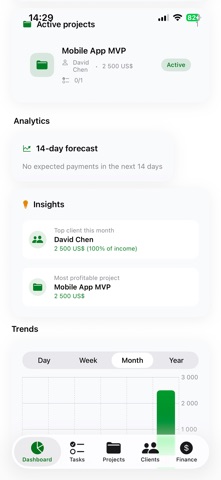 Taskiv: Freelance Planner Screenshot 2 of 5