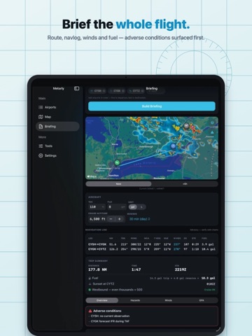 Metarly: Aviation Weather iPad screenshot